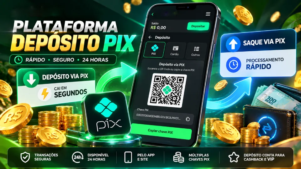 Tela de depósito PIX do 225bet